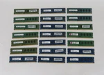 Lot Of 21 Mixed Brands 2GB 2RX8 PC3-8500U DDR3 Server Ram Memory. Fixed Price $107.10.