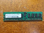 Micron 512MB PC2-3200 DDR2 Sdram Dimm MT1BHTF6472Y-40EB2 Ecc Reg. Fixed Price $5.00.