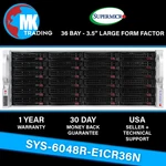 Supermicro SSG-6048R-E1CR36N 36B Lff 4U Server -V2- Choose Cpus/ram Wholesale. Fixed Price $1191.00.