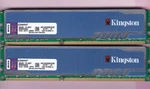8GB 2X4GB PC3-10600 Kingston Hyperx KHX1333C9D3B1K2/8G DDR3-1333 Ram Memory Kit. Fixed Price $24.90.