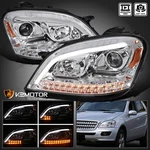 Fits 2006-2008 Benz W164 ML350 ML500 Projector Headlights Led Sequential Signal. Fixed Price $379.38.