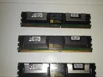 Kingston KVR800D2D8F5/2G. 6GB (3X2GB) 800MHZ Ecc Fully Buffered Dimm PC2-6400. Fixed Price $49.00.