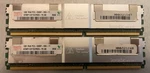 Lot Of Hynix 1GB 1RX8 PC2-5300F Server Memory With Heat Spreaders (2GB Total). Fixed Price $13.75.