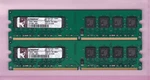 2GB 2X1GB Kingston FQ453-80003 DDR2-800 PC2-6400 240-PIN Desktop Ram Memory Kit. Fixed Price $7.20.