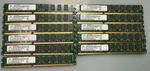 Lot Of 11 Netlist NVD1G7235107H-D12THM 8GB PC3 12800E 2RX8 Vlp Server Memory. Fixed Price $99.99.