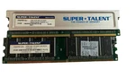 2GB 2X1GB PC-3200 DDR-400 Super*talent D32PB1GJ PC3200 Ram Memory Kit. Fixed Price $19.50.