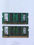 4GB (2X 2GB) DDR2 Sodimm Kingston Valueram KVR667D2S5/2G. Fixed Price $88.98.