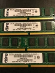 Lotx 4(8GB)VIKING 2GB 1RX8 PC3-6400N-6-11-ZZZ,VR7WA567258GBZHEN2,240PIN,DDR3.VLP. Fixed Price $55.00.