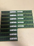 13 - PC2 5300 2GB Memory Dimm's (8 Crucial , Hynix) Untested. Fixed Price $5.00.