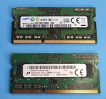 Samsung/micron 8GB (2X4GB) 1RX8 PC3-12800S-11-11-B2 DDR3-1600 Laptop Ram Memory. Fixed Price $9.99.