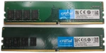 Crucial 16GB (2X8GB) PC4-24000 Udimm Desktop Ram Memory. Fixed Price $42.99.
