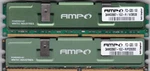 2GB 2X1GB Wintec Ampo DDR2-667 PC2-5300 Ram Kit W/heatspreaders 3AMD2667-1G2-R. Fixed Price $8.90.