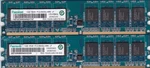 2GB 2X1GB PC2-6400 DDR2-800 Ramaxel RML1520EC48D7W-800 Memory Kit Hp 404574-888. Fixed Price $7.20.