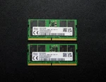 Hynix 32GB 2X 16GB DDR5-4800B PC5-38400 Laptop HMCG78MEBSA092N. Fixed Price $265.00.