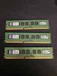 Kingston 8GB DDR3-1600 Ram PC3-12800 Ecc Unbuffered Dimm KVR16E11K4/32. Fixed Price $26.00.