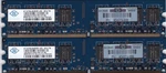2GB 2X1GB PC2-6400 DDR2-800 Nanya NT1GT64U8HB0BY-25D Hp 404574-888 Memory Kit. Fixed Price $7.20.