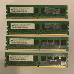Micron 4GB (4X1GB) DDR2 Ecc Dimm PC2-6400E Server Memory MT18HTF12872AY-800E1. Fixed Price $24.99.