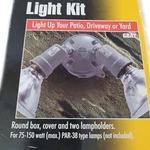 Hubbel Electric Raco 4IN. Gray Round Light Kit 5829-5 Outdoor By Bell. Fixed Price $15.00.