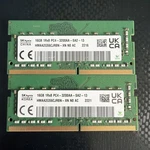 Sk Hynix 16GB Lot Of (32GB Total) 1RX8 PC4-3200AA Laptop Memory. Fixed Price $130.00.