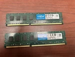Crucial 16GB DDR3 1600 Udimm Kit 1.5V CL11 CT102464BA160B.M16FP. Fixed Price $25.00.