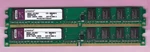 2GB 2X1GB Kingston PC2-5300 KTD-DM8400B/1G DDR2-667 Ram Memory Kit Low Profile. Fixed Price $7.20.