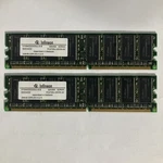 Infineon 512MB 2X256MB PC2700 DDR-333 Memory Kit HYS64D32300GU-6-B CL2.5. Fixed Price $8.00.
