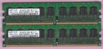 2GB 2X1GB Samsung PC2-6400E DDR2 Ecc M391T2863QZ3-CF7 Server Workstation Ram Kit. Fixed Price $8.98.