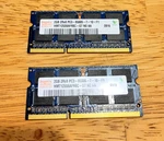 Hynix 4GB (2 2GB) DDR3-1066 Mhz PC3-8500S 204-PIN Laptop Ram HMT125S6AFR8C. Fixed Price $11.95.