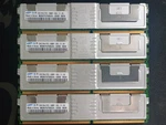 Used 8GB Memory Kit 4X2GB Samsung Hp 398707-051, PC2-5300, M395T5750EZ4. Fixed Price $32.50.