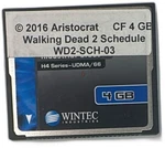 Wintec 4GB Compactflash Card Aristocrat Walking Dead Schedule WD2 03. Fixed Price $79.20.