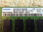 Samsung 8GB DDR4 PC4-2400T M393A1G40EB1-CRC0Q Ecc Server Memory Ram Excellent. Fixed Price $22.00.