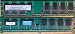 2GB 2X1GB PC2-5300U Desktop Memory 240 Pin, 677MHZ, Non-ecc, Mixed Brands. Fixed Price $12.99.