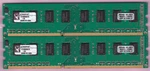 4GB 2X2GB PC3-10600 DDR3-1333 Kingston Ram Memory Kit KTH9600B/2G Elpida Chips. Fixed Price $10.90.