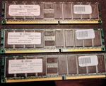 Memory HYS72D64500GR-7-B64MX72SDRAM PC2100R-20330-M,512MB,DDR,266,CL2,ECC,RE. Fixed Price $19.99.