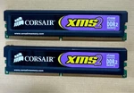 Corsair DDR2 2GB (2X1GB) 800MHZ PC2-6400 Desktop Memory CM2X2048-6400C4 Tested. Fixed Price $62.08.