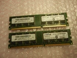 2GB (2 X 1GB) Micron/crucial MT16VDDT12864AY-335F2 PC2700U DDR1 Computer Memory. Fixed Price $38.22.