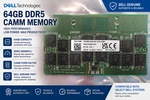 New Dell 64GB DDR5 5600MHZ Camm Module For Precision 7670 KP7TJK-HYA-I. Fixed Price $589.98.