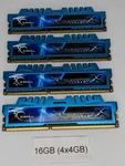 G.skill F3-17000CL9D-8GBXM 16GB (4X4GB) 2RX8 PC3-17000 DDR3 Desktop Memory. Fixed Price $31.95.