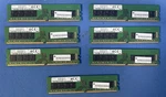 Lot Of Samsung (7 X 32GB) PC4-2666V Memory (M378A4G43MB1-CTD). Fixed Price $800.00.