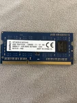 Kingston DDRL3 Ram 4GB 1RX8 HP16D3LS1KBG/4G PC3L-12800S-11-11-B3 Pre-owned. Fixed Price $15.00.