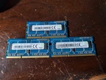 Lot Of 3-RAMAXEL 4GB 1RX8 PC3L-12800S- Laptop Memory P/n: RMT3170EB68F9W-1600. Fixed Price $29.85.