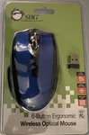 Siig 6-BUTTON Ergonomic Wireless Optical Mouse Sealed. Fixed Price $10.00.