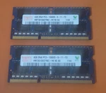 Hynix 8GB (2X4GB) So-dimm DDR3 Sdram Memory (HMT351S6CFR8C-H9) Sticks. Fixed Price $15.00.