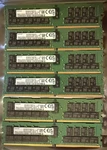 Lot Of 6 Samsung 32GB Ram PC4-3200AA M393A4K40DB3-CWEC0 Server Memory. Fixed Price $1799.99.