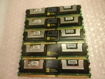 5X Lot KTM5780/2G Kingston 1GB PC2-5300F-555-11-B0 Server Memory Ram Total 5GB. Fixed Price $43.16.