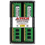 A-tech 16GB X 8GB PC3-12800E Ecc Unbuffered Udimm DDR3-1600 Server Memory Ram. Fixed Price $63.23.