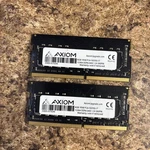 8GB DDR4 So-dimm Ram From Axiom- Lightly Used Laptop Memory 1RX8 PC4-19200S-17. Fixed Price $22.00.