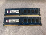 Lot Of 4 Gb (2 X Sticks) Kingston PC3-10600U 1333 DDR3 Desktop Ram Memory. Fixed Price $9.95.