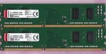 4GB 2X2GB PC3-12800 DDR3-1600 Kingston KVR16N11S6/2 Desktop Ram Memory Kit Dimm. Fixed Price $10.90.
