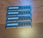 Lot Of Hynix 4GB PC3-10600 DDR3-1333MHZ Ecc Server Ram HMT351R7EFR4A-H9, 16GB. Fixed Price $15.00.